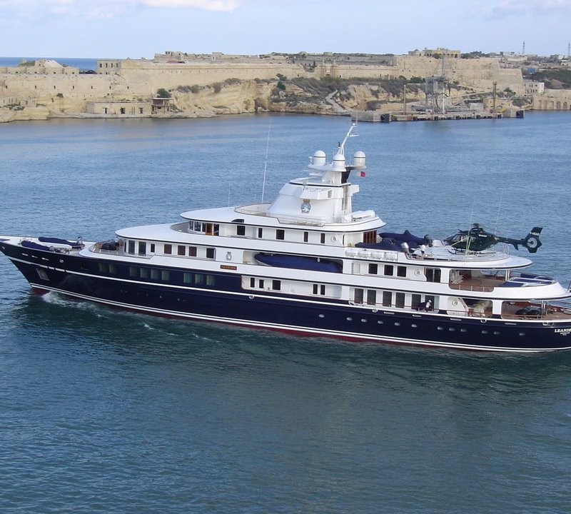Yacht LEANDER G Peene Werft CHARTERWORLD Luxury Superyacht Charters
